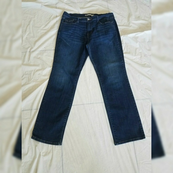 Womens Levi 505 Straight Leg Size 14 Jeans 32x32 - Picture 2 of 5